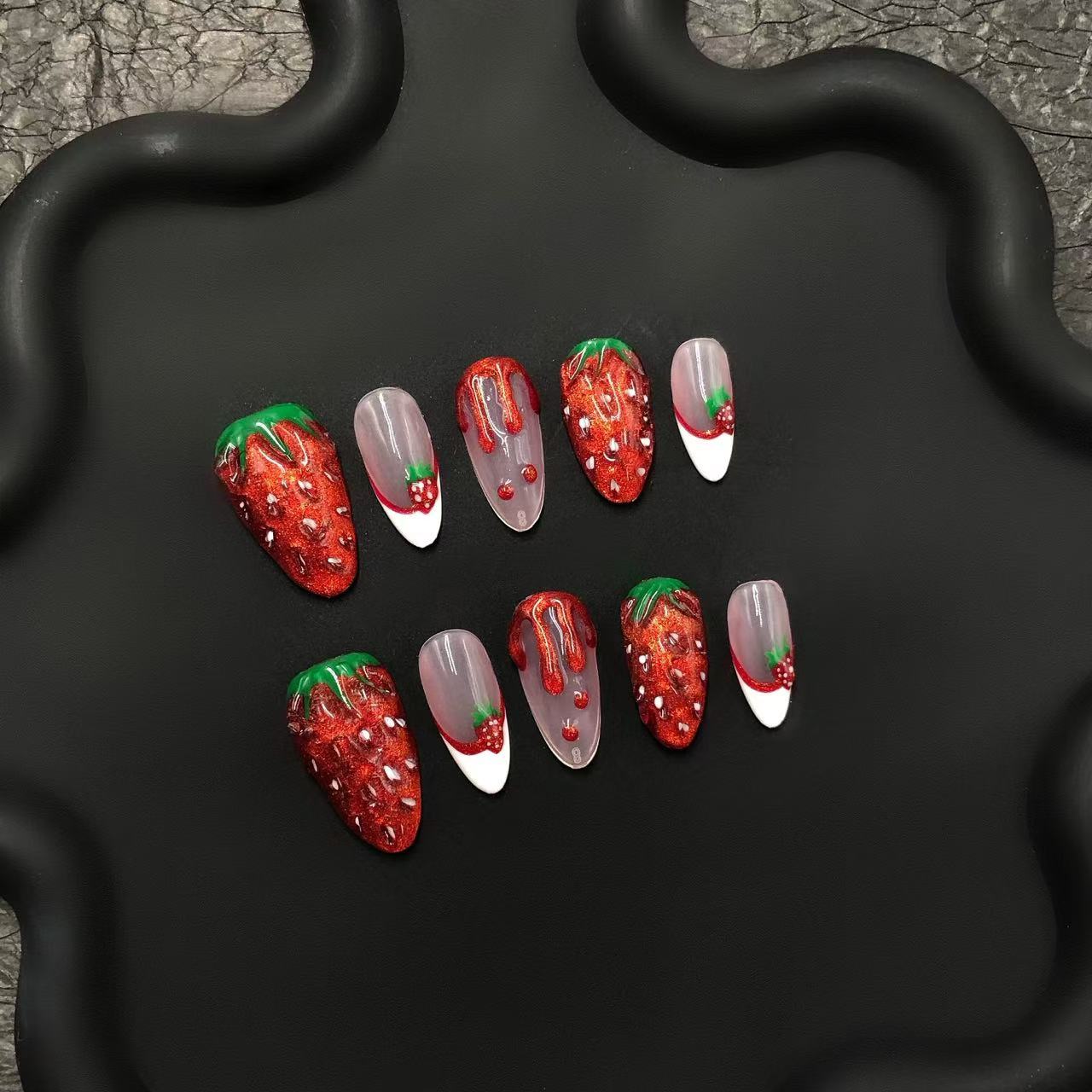 Strawberry Delight Nails CR66