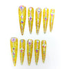 Golden Radiance Crystal Nail CR26