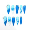 Blue Chic Nail Set CR217